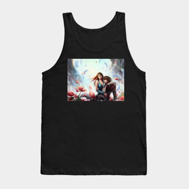 Fantasy Couple Tank Top by SkyfrNight